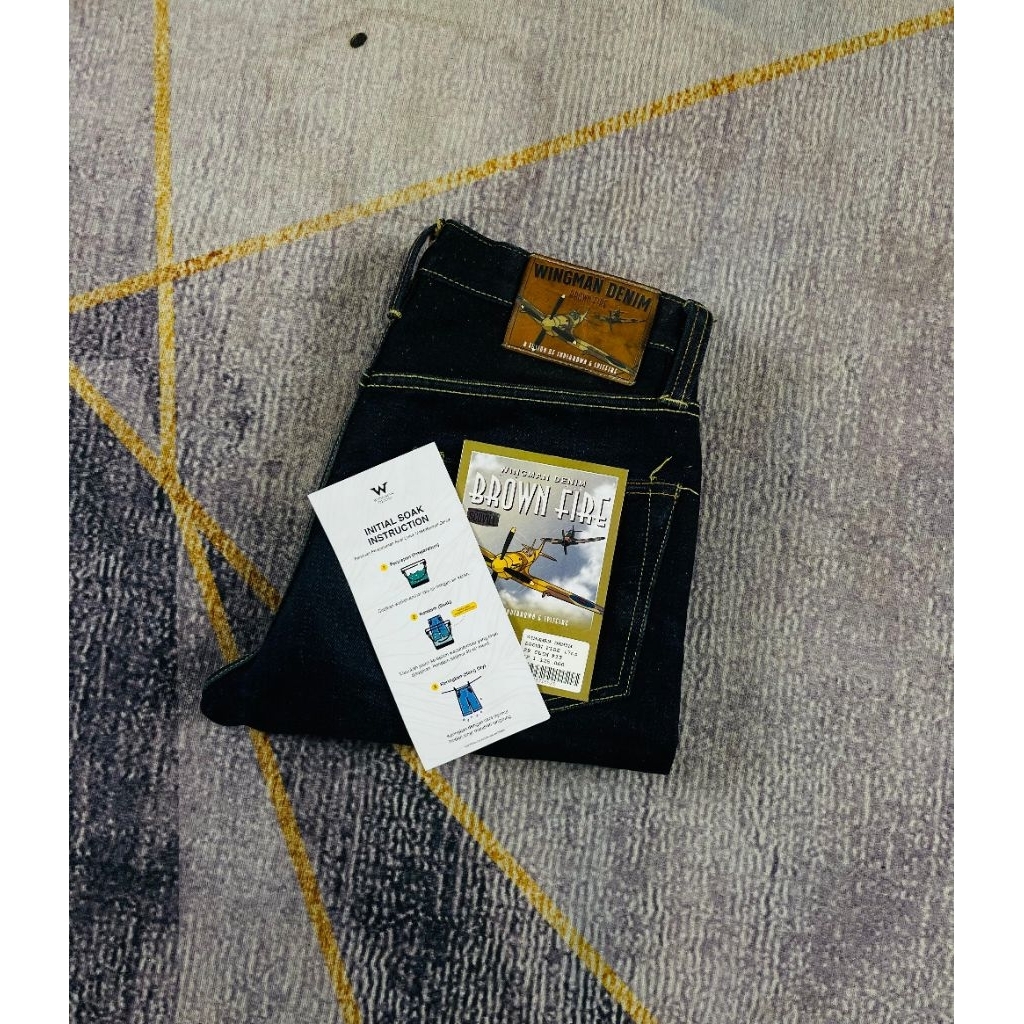 Wingman Denim brownfire 17oz