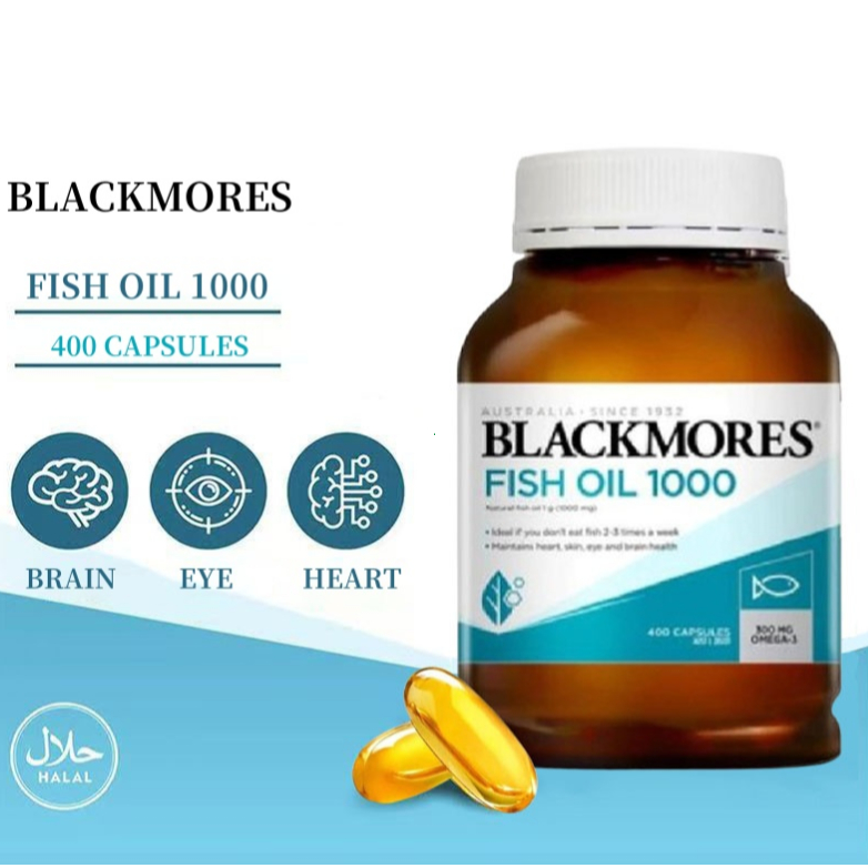 Blackmores Fish Oil 1000mg 400 Caps Omega 3