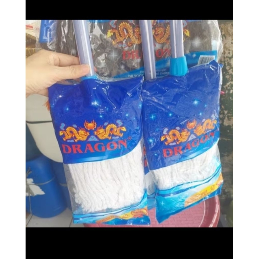 Pel Dragon Alat Pel Lantai Sumbu Gagang almunium dengan Daya Serap Tinggi