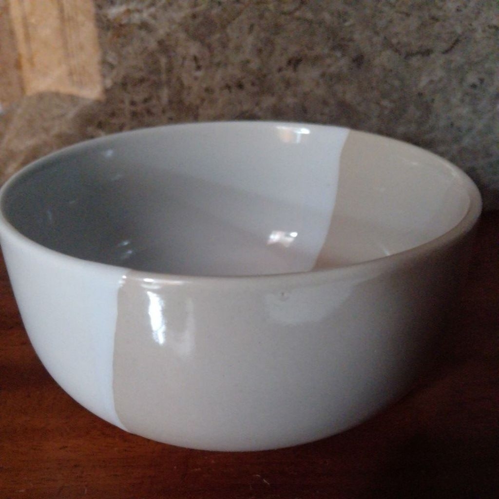 Mangkok Keramik Mangkok Sup Twotone