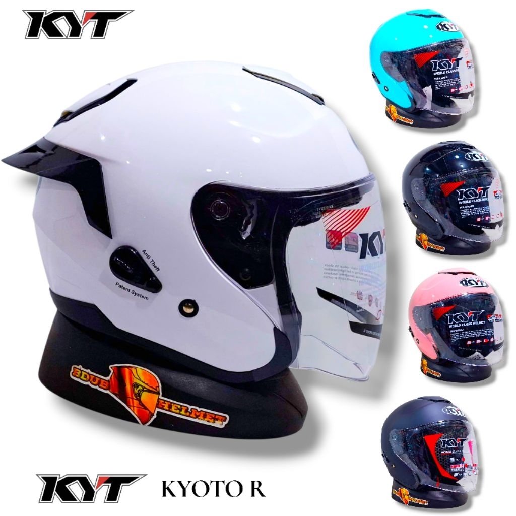 Helm KYT Kyoto R white ORI KYT