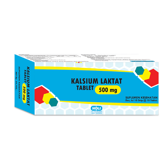 kalsium laktat strip 10 tablet