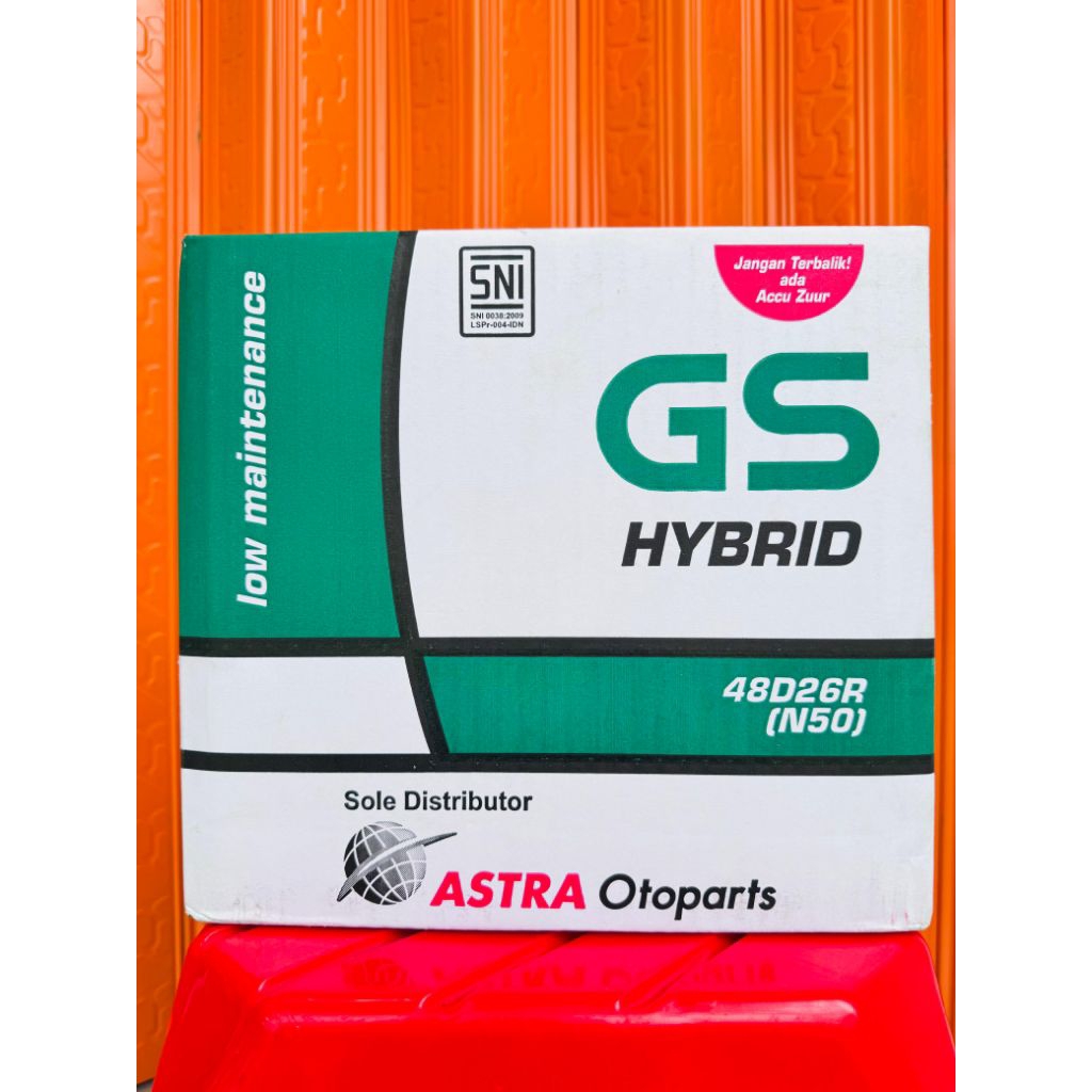 AKI MOBIL KIJANG KAPSUL, LGX, (N50 GS ASTRA HYBRID) 50AH - 12VOLT