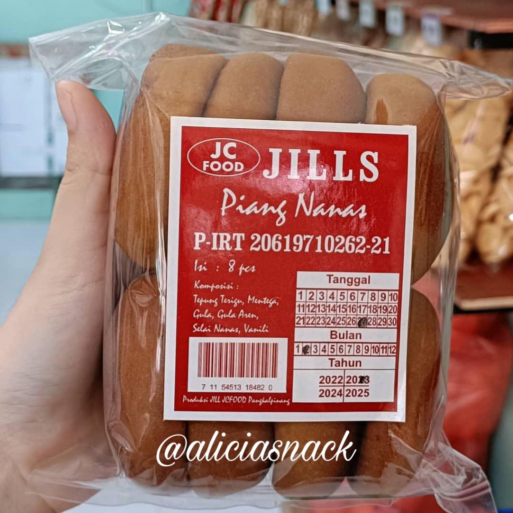 Kue Piang Nanas Merk Jills Khas Bangka