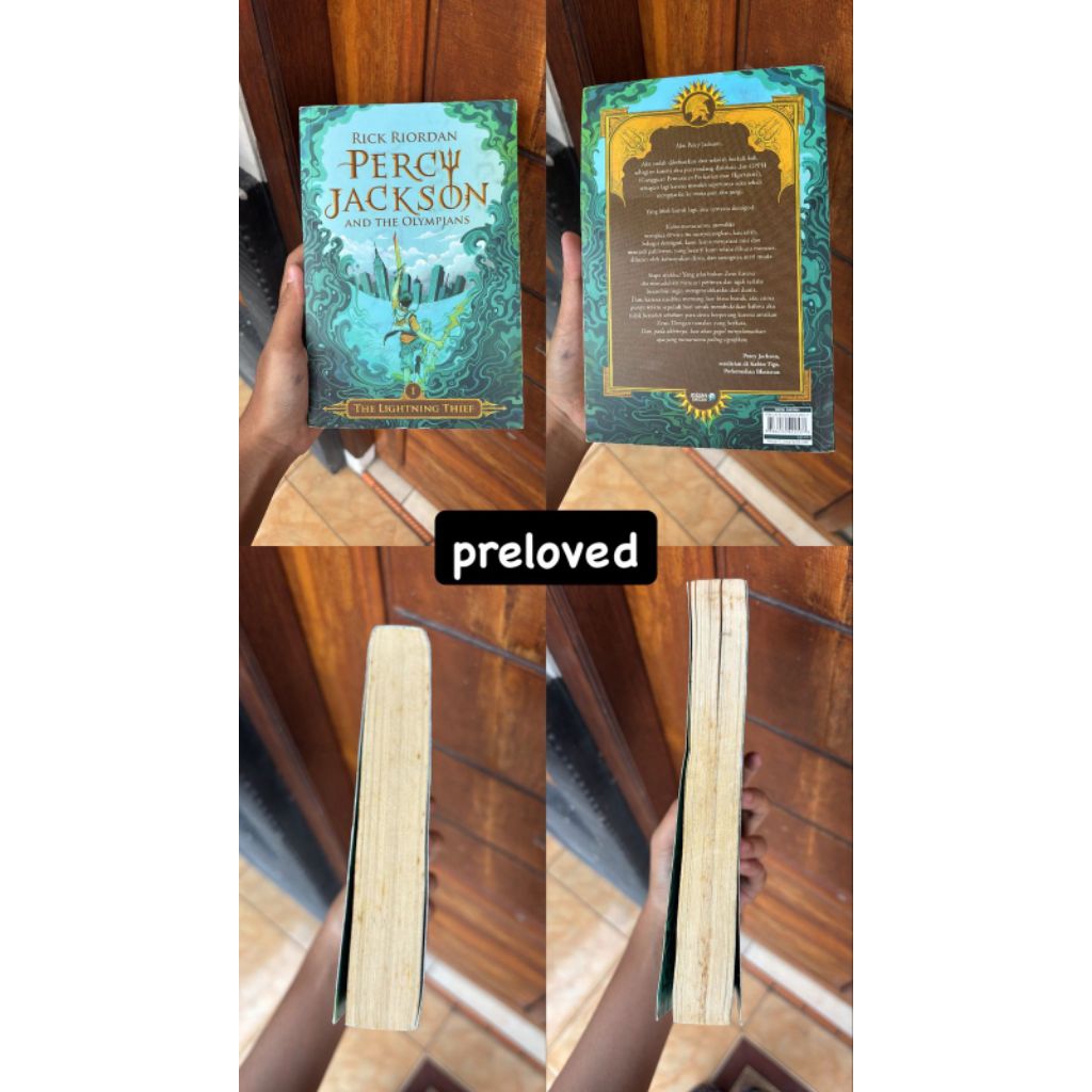 novel percy jackson preloved