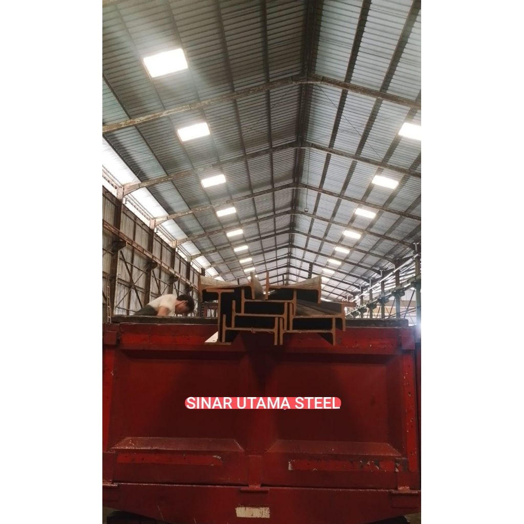 Besi WF 150 x 75 x 5 x 7mm x 12meter/ Besi Wide Flange 150/ Besi WF 150