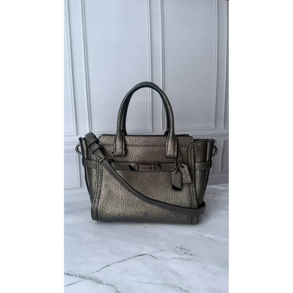 PRELOVED Coach Blake Carryall 25 Gunmetal
