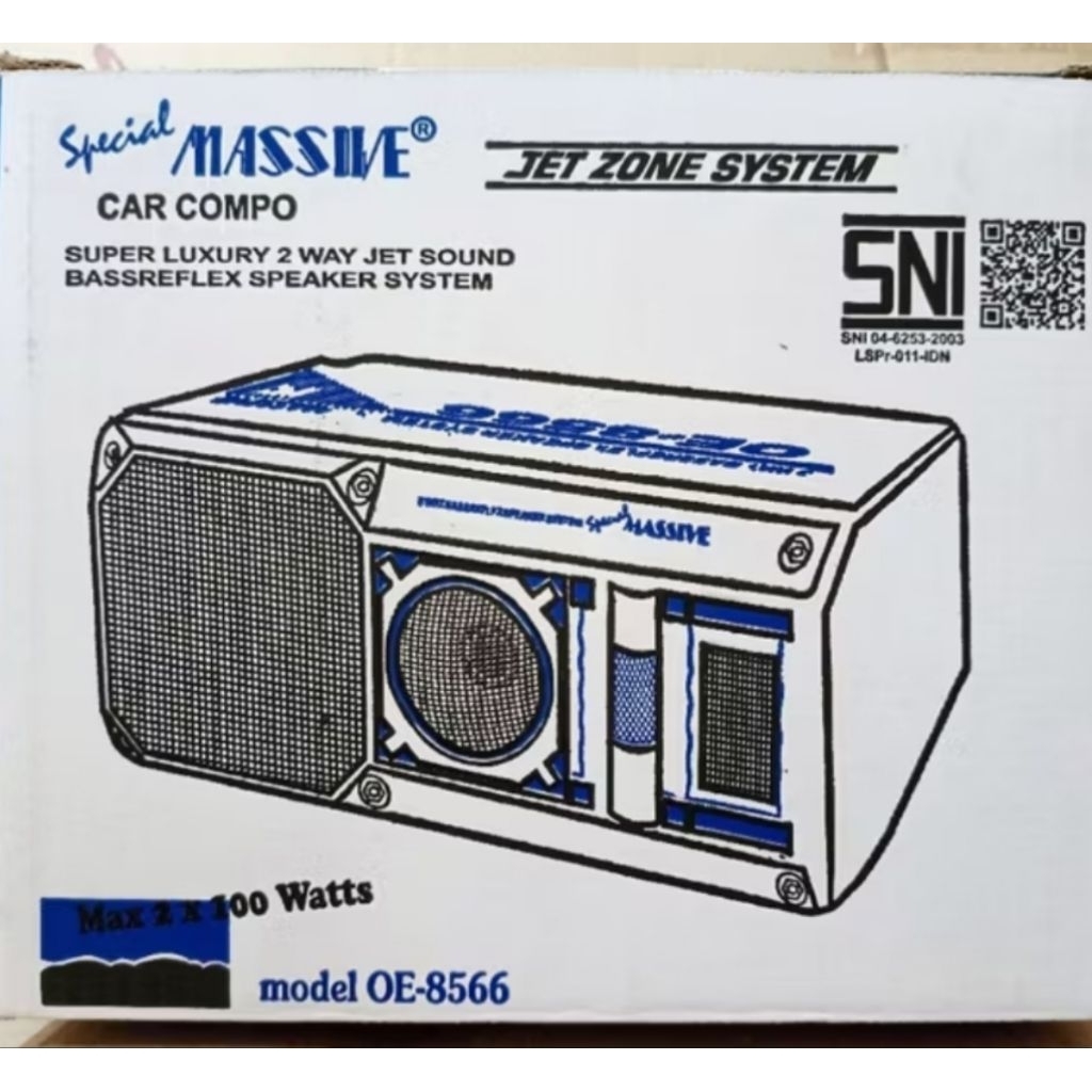SPEAKER BOX MASSIVE 8566 1SET