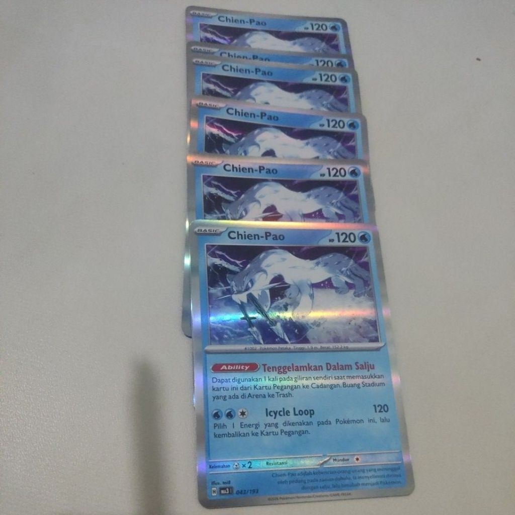 kartu pokemon chien-pao