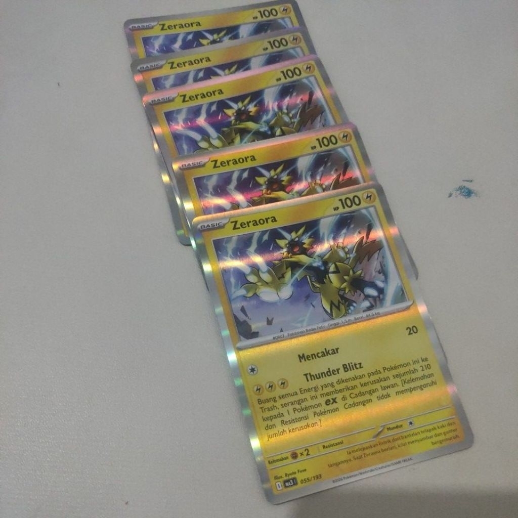 kartu pokemon zeraora