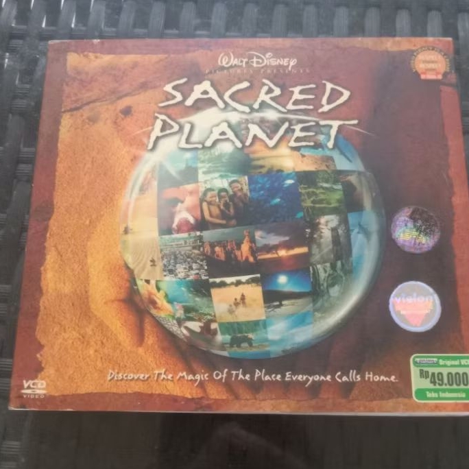 VCD Original Walt Disney SACRED PLANE  Narasi ROBERT REDFORD Teks Indonesia