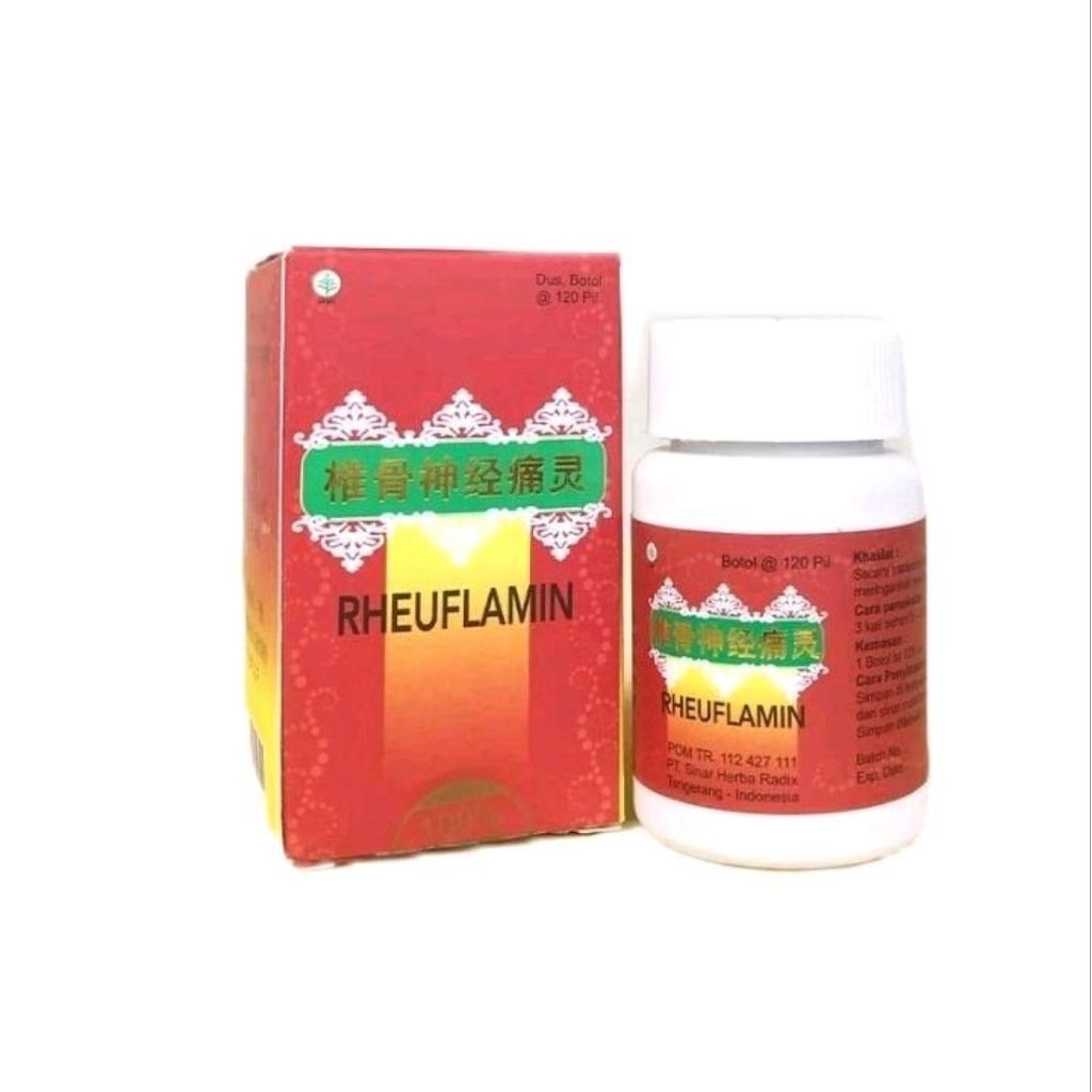 Rheuflamin  Zuo Gu Sheng Jing Tong Wan - Obat Herbal Meredakan Nyeri Sendi dan Encok Du Zhong obat h