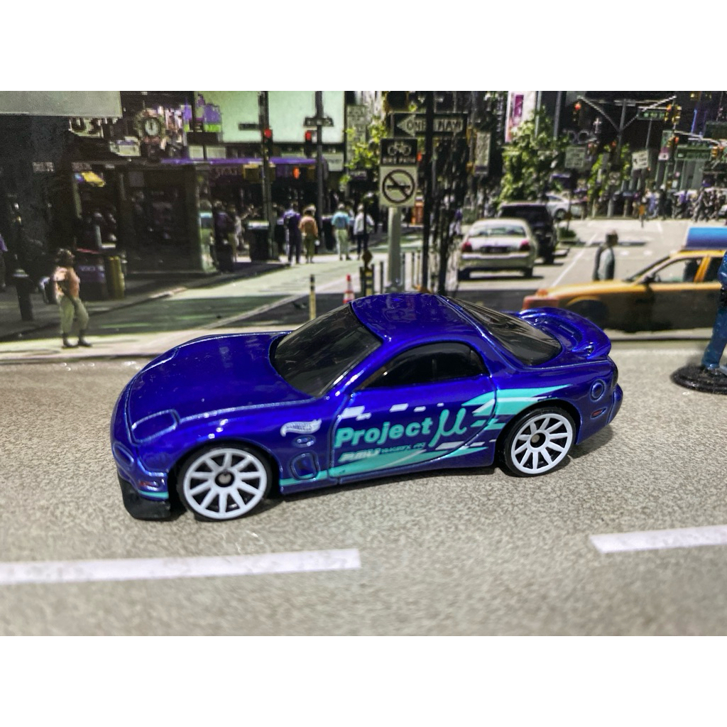 Hotwheels Mazda RX7 Project Biru Loose