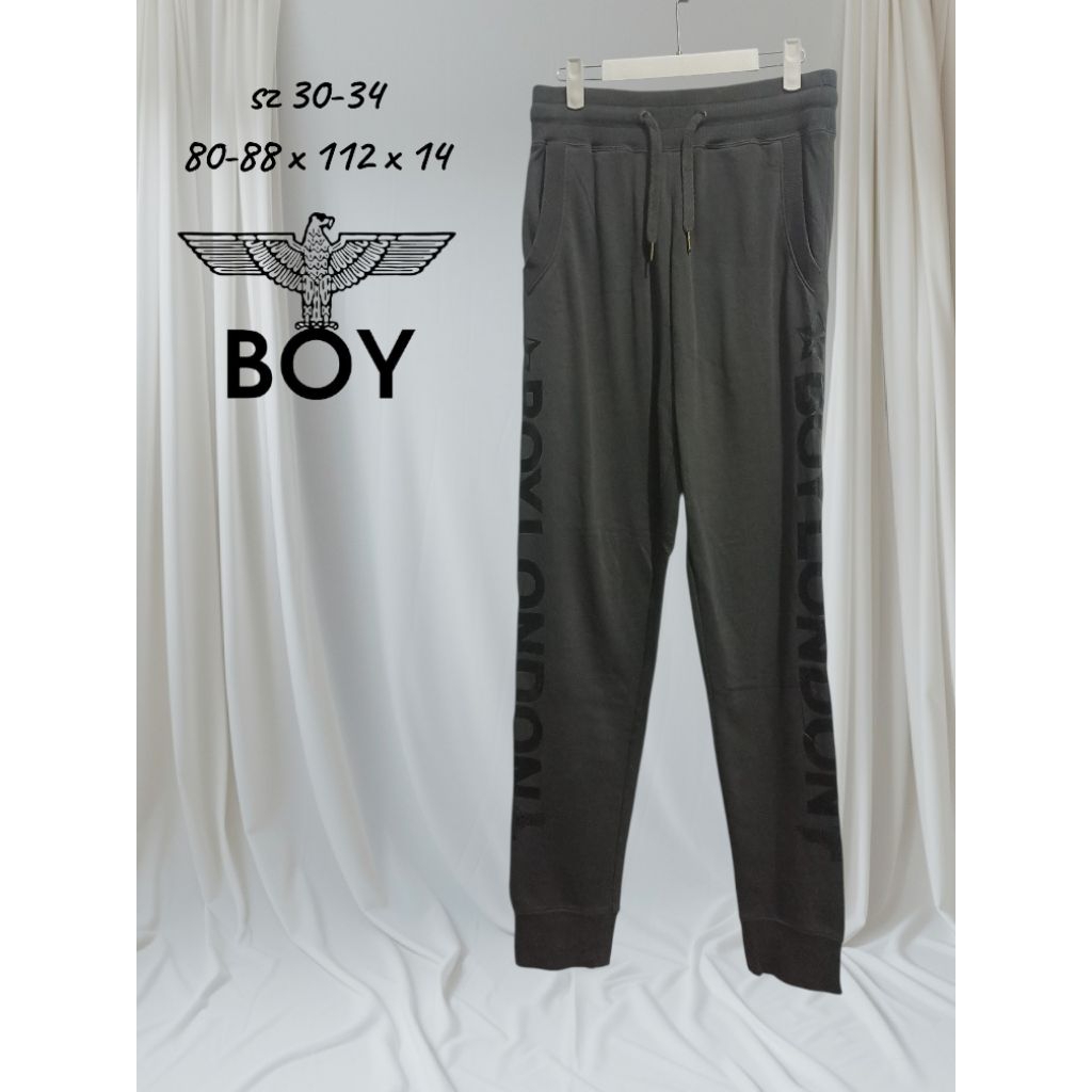 celana panjang joger boy london abu tua sz M
