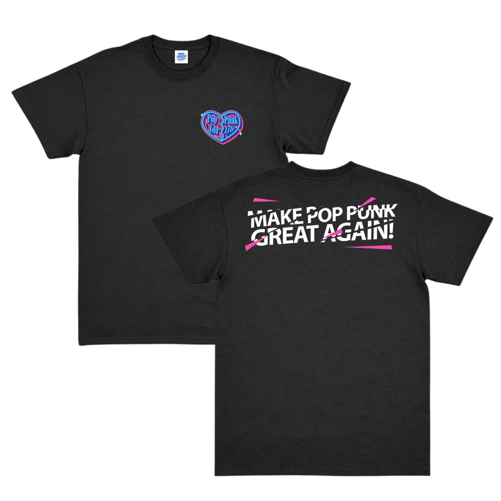 Kaos Pop Punk Love Front | Kaos Pop Punk for Lyfe | baju cowok bajudistro