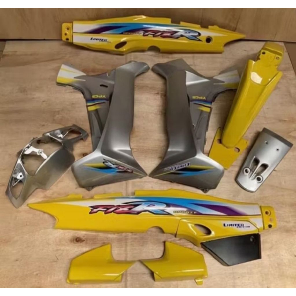 Fullset Body Halus Fizr Dualtone Kuning Silver Body Set Yamaha F1zr Dualtone Kuning Silver Terlaris