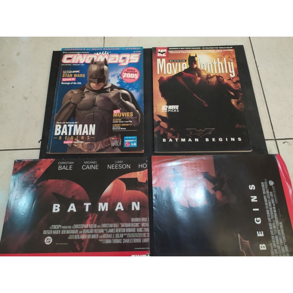 Majalah Batman Movie Cinemags Avenger Marvel Komik Film Action bkn Superman