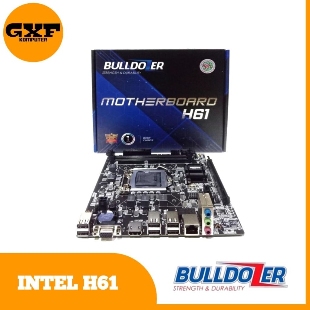 MOTHERBOARD BULLDOZER H61 LGA 1155 NVME