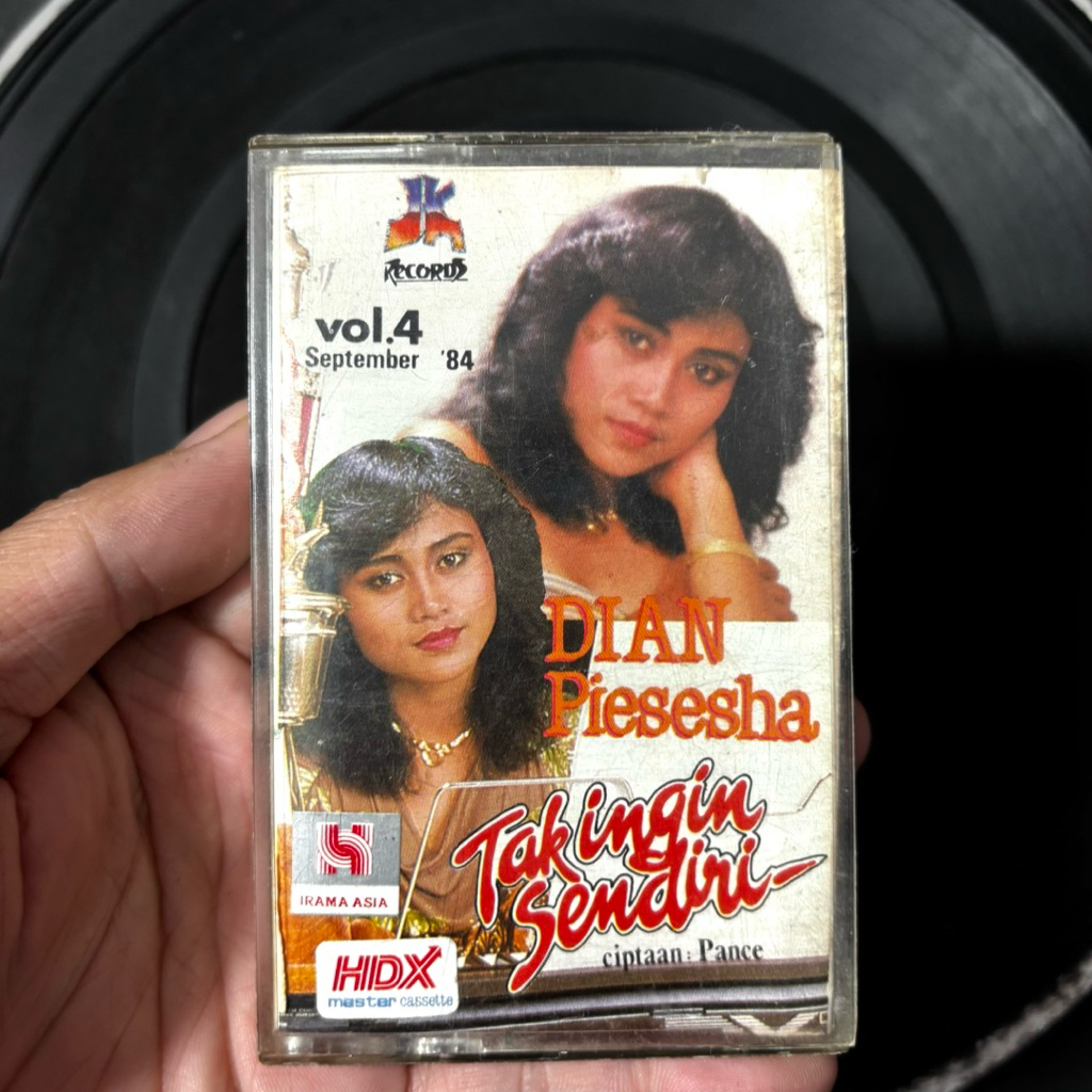 Kaset Pita Dian Piesesha Tak Ingin Sendiri Cipt Pance / JK Records