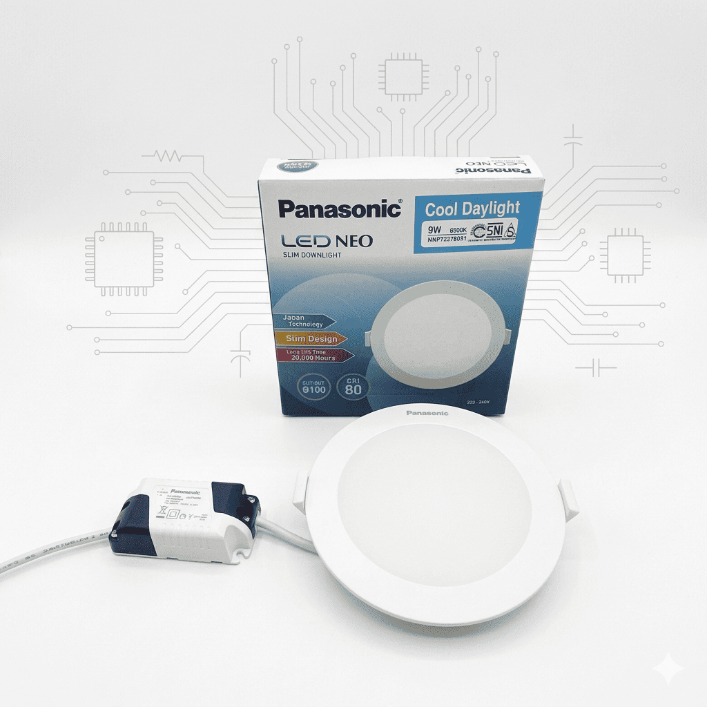 PANASONIC NEO SLIM 9 WATT DOWNLIGHT ORIGINAL