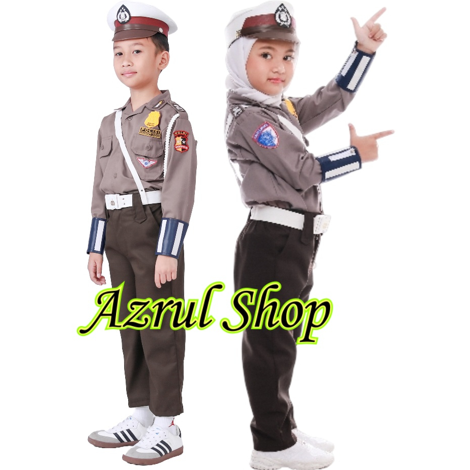 Baju polisi anak laki laki baju polisi anak baju polisi anak perempuan baju profesi anak