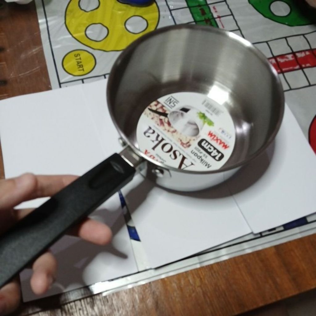 Maxim Saucepan panci stainless 14cm panci bubur MPASI milkpan