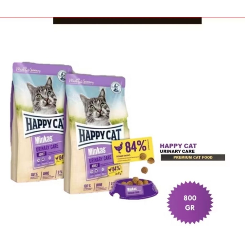 Happy Cat Urinary Care 1kg Eceran Happy Minkas Urinary Care