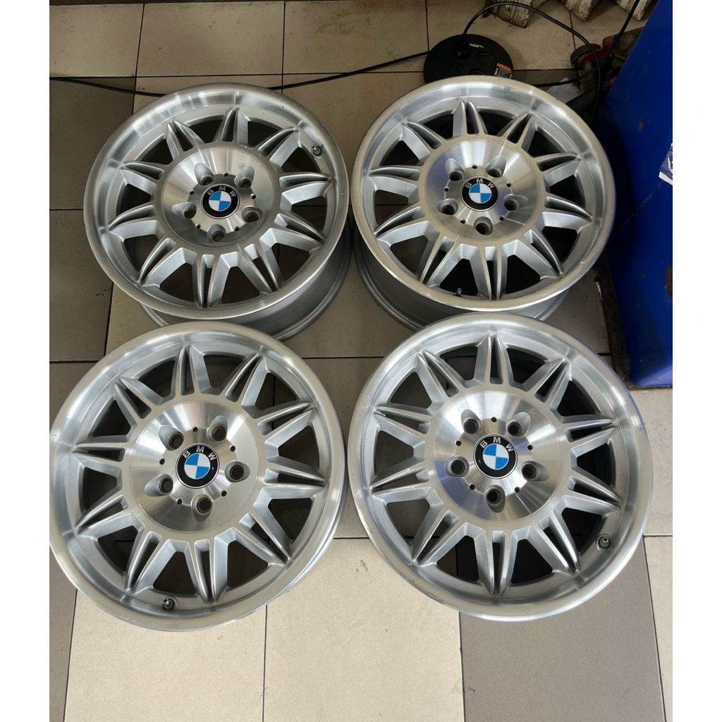 Velg OEM BMW E36 M3 Style 39 Ring 17. Non PN. Made in Italy. Lebar 7.5. Et 41. Pcd 5x120