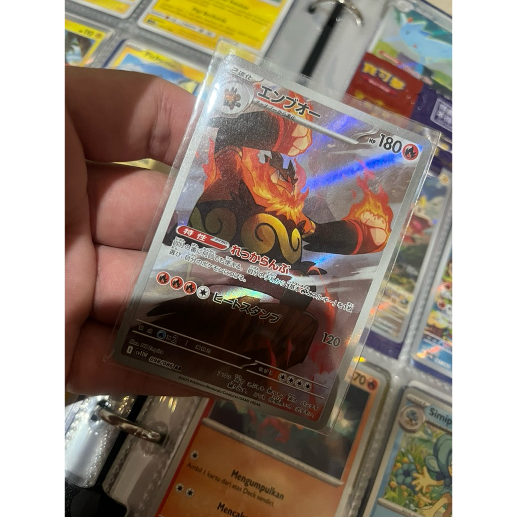 Kartu Pokemon AR Emboar Jpn