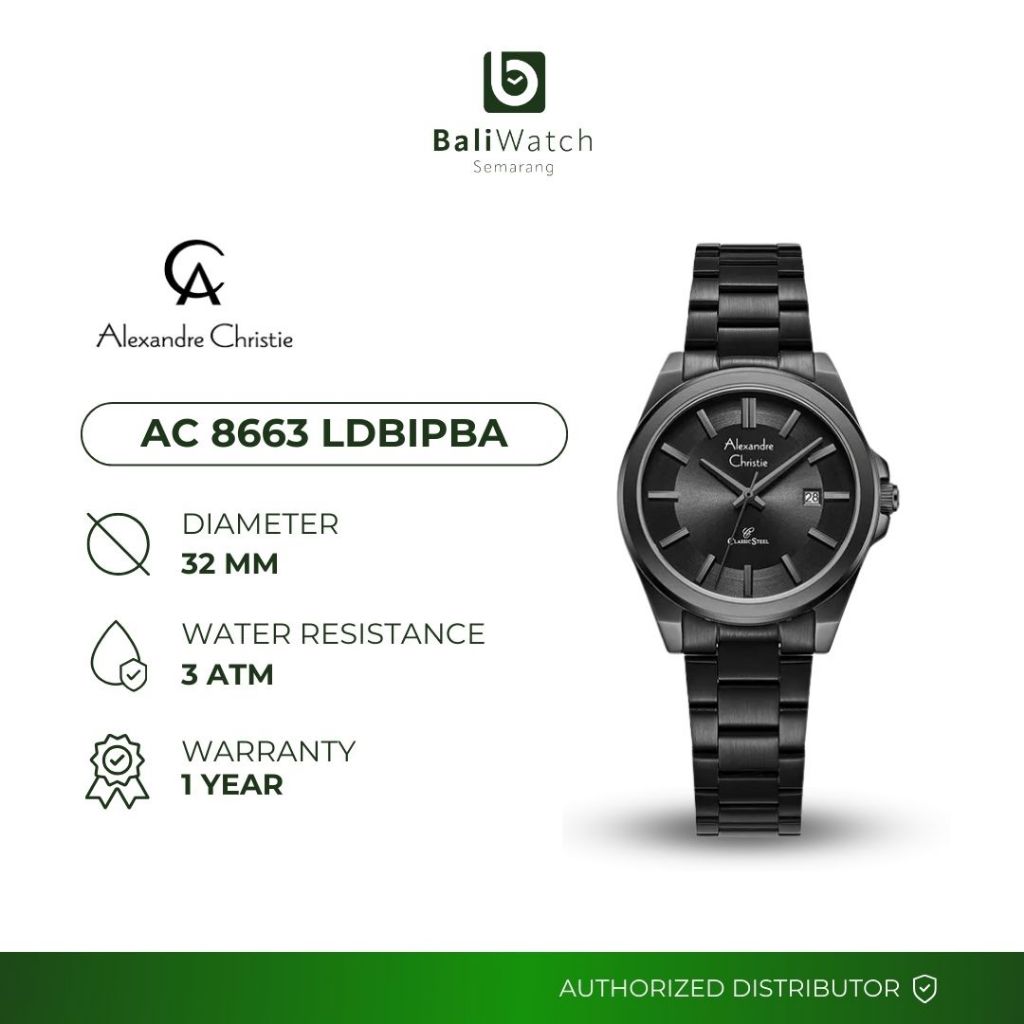 Alexandre Christie AC 8663 LDBIPBA Jam Tangan Wanita