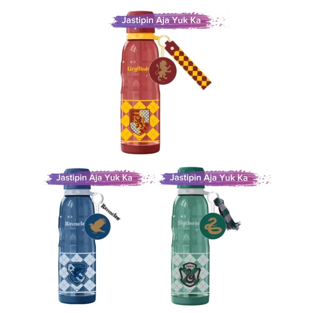 [READY] Botol MINISO - Harry Potter Plastic Bottle with Straw (750ml)