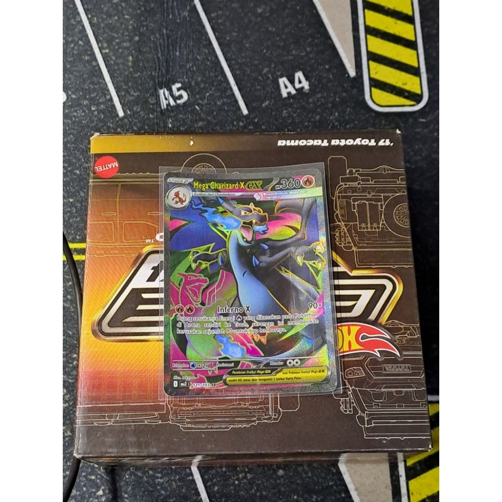 Mega Charizard X EX MA2 121/103 SR - Kobaran Biru