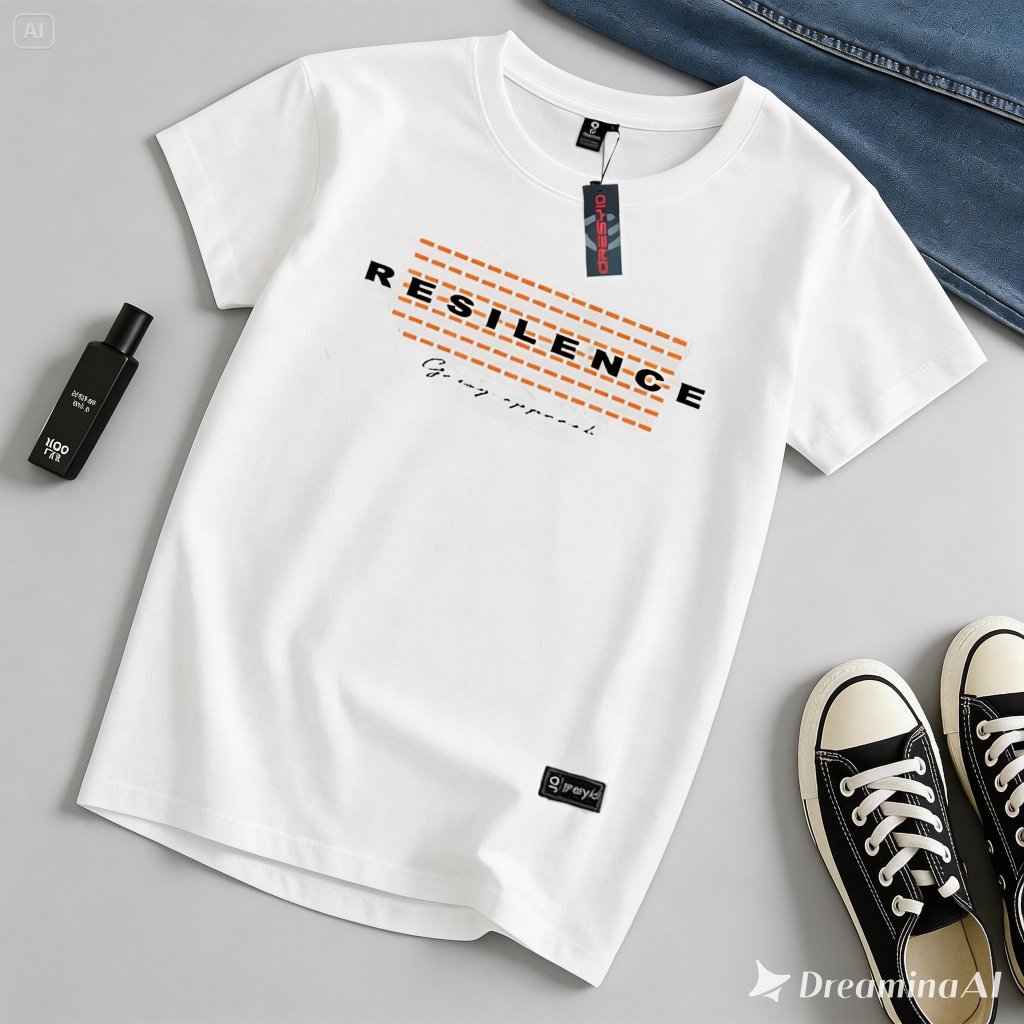 Kaos Distro Putih Pria Simple Keren T-Shirt Simple trendy Kekinian Baju kaos cowok adem