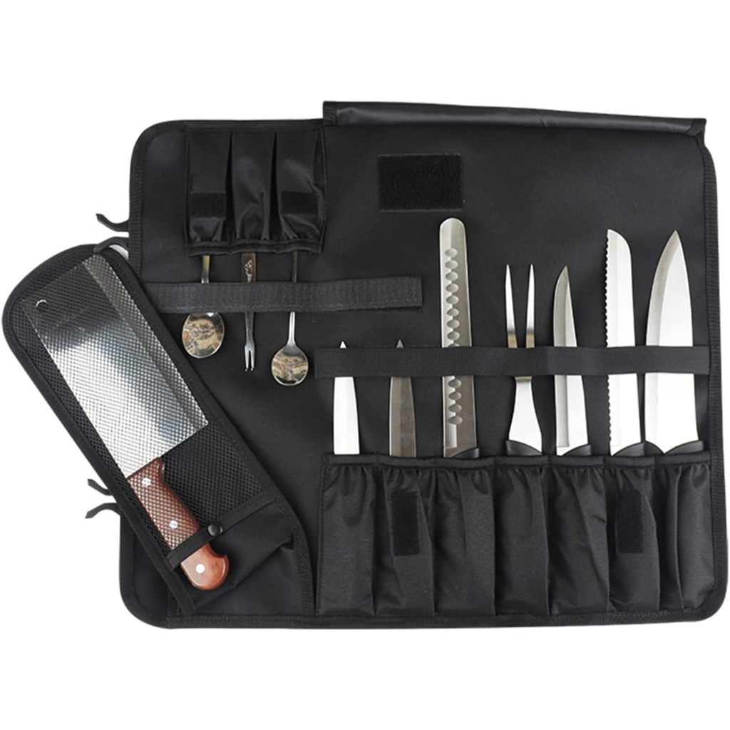 Tas pisau dapur set tas pisau set model slempang kuat elegant dan kuat tas pisau chef