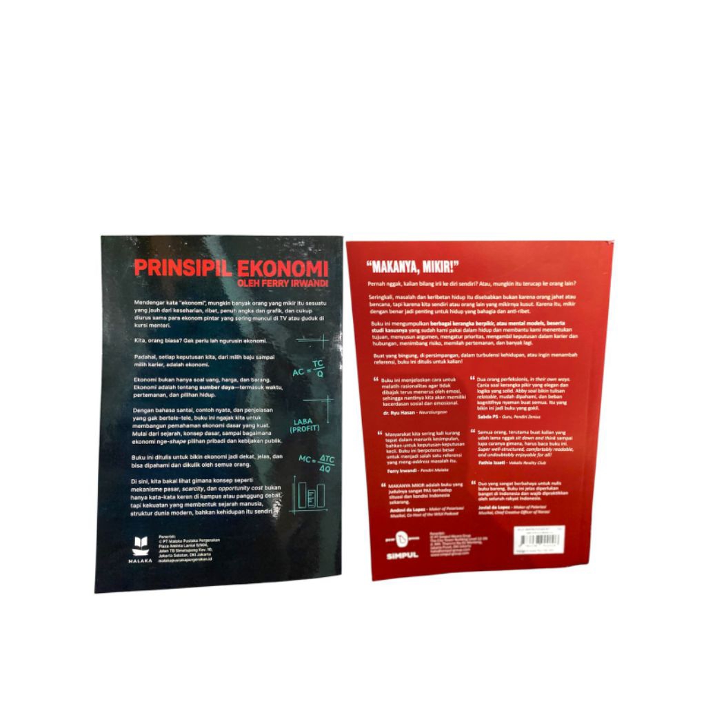 2 BUKU PRINSIPIL EKONOMI + MAKANYA MIKIR