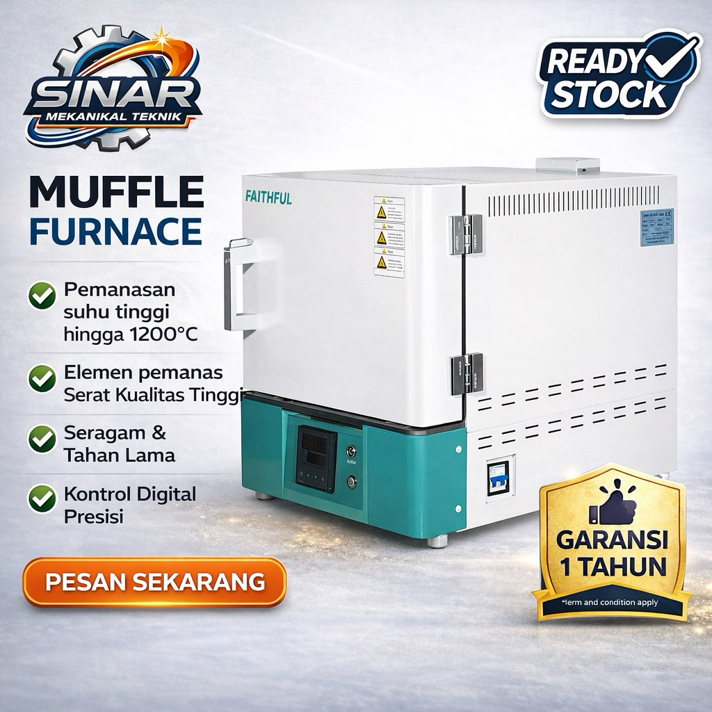 Muffle Furnace Ceramic Fiber Muffle Furnace 2lt 1200°C