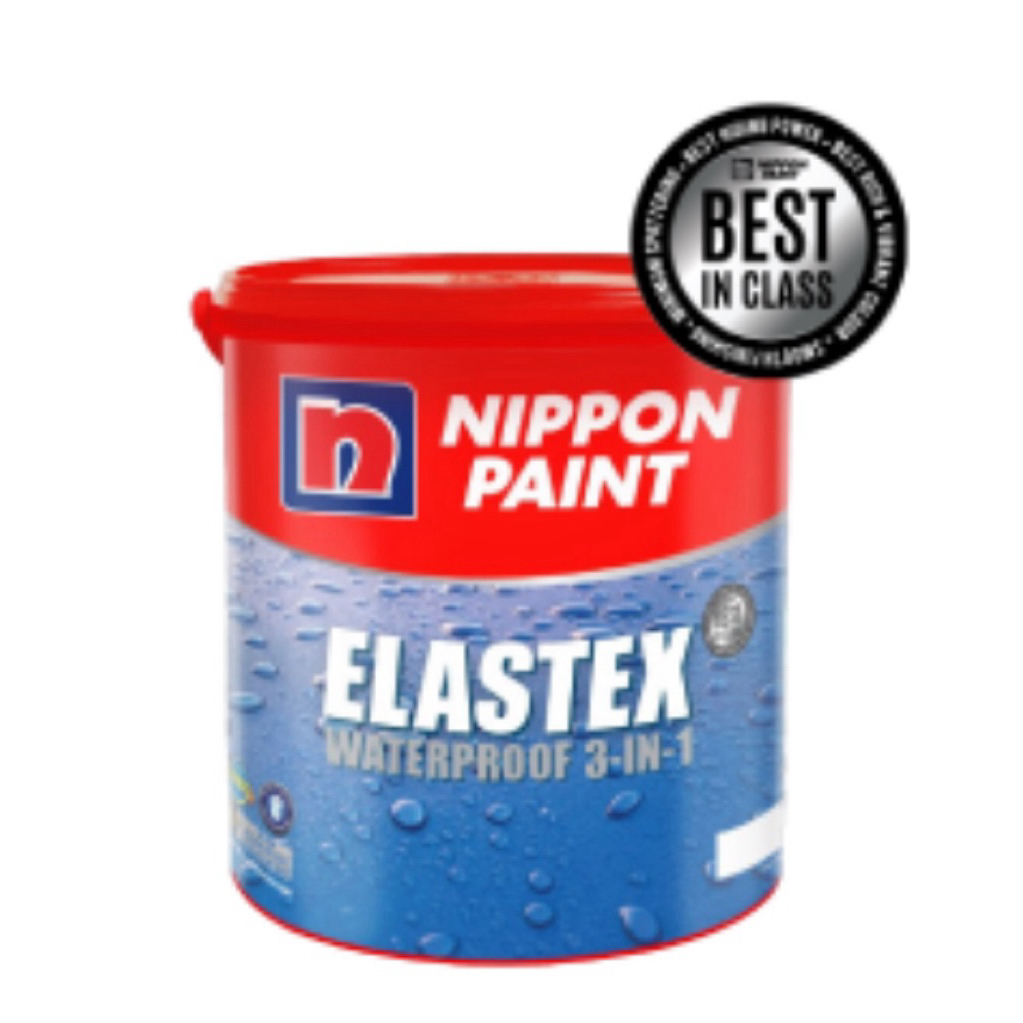 Cat Elastex Nippon Paint 4 kg - Waterproof, Elastis, Anti-Jamur