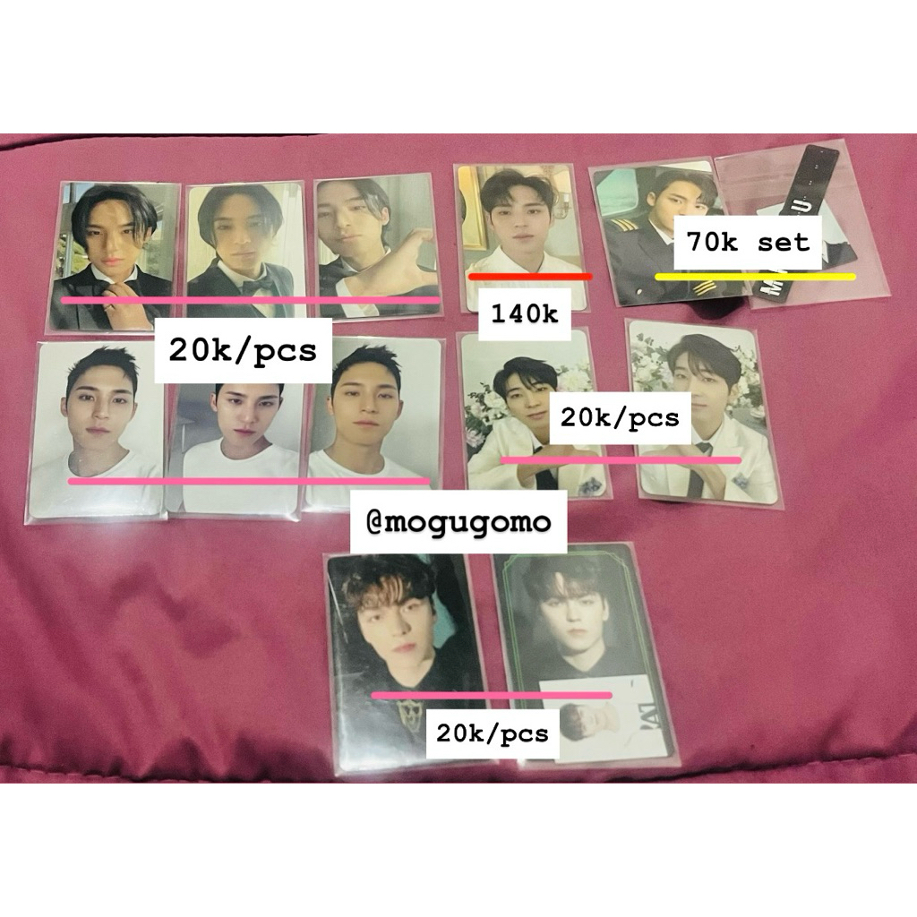 (GANTI JNT/JNE) PC OFC PHOTOCARD OFFICIAL SEVENTEEN SVT dan DOLL SEGA MINGYU wonwoo vernon heaven de