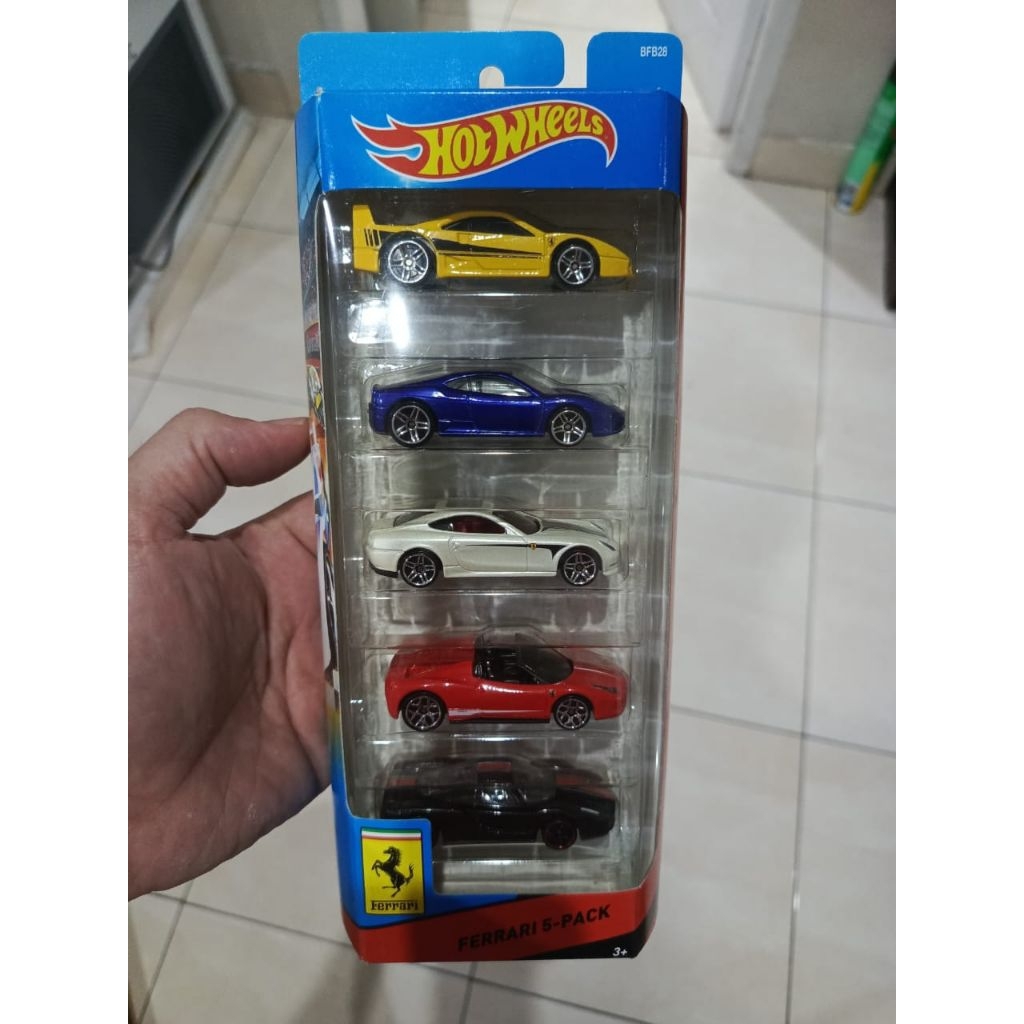Hot Wheels Ferrari 5 pack