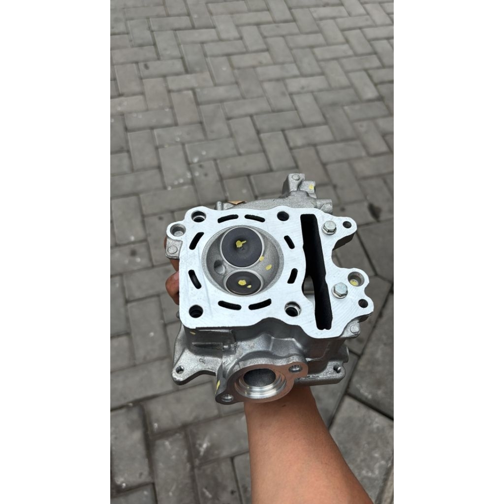 Kepala Silinder Vario 150 - Asli Honda, Porting Polish, Kompatibel ADV/PCX