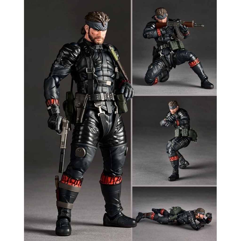 Revoltech Amazing Yamaguchi Action Figure Naked Snake Sneaking Suit Ver - Metal Gear Solid Delta: Sn