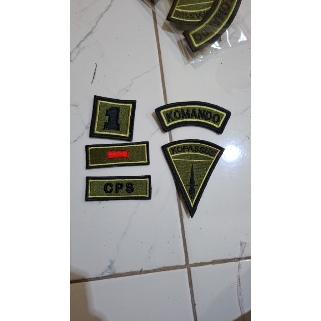 BORDIR pdl kombet bordir pdl tactical pdl kopassus