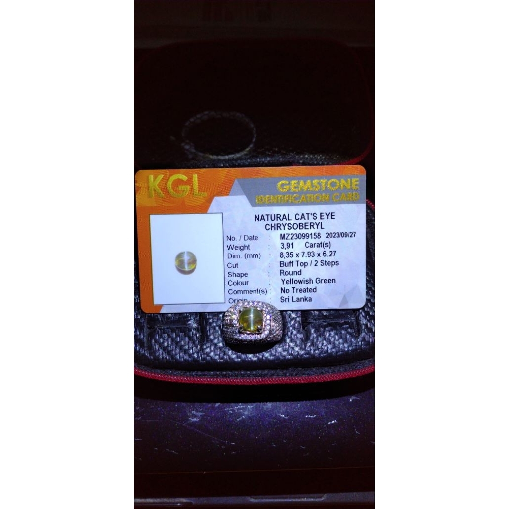 Natural Chrysoberyl Cat Eye Srilanka