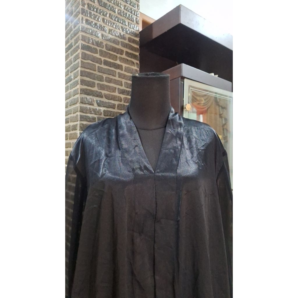 Dress sifon / Dress hitam jumbo