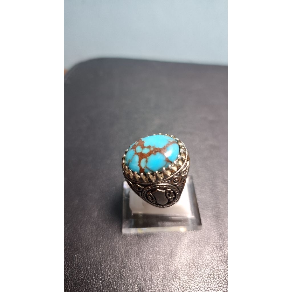 Akik Pirus Mesir Blue Natural 100% Original
