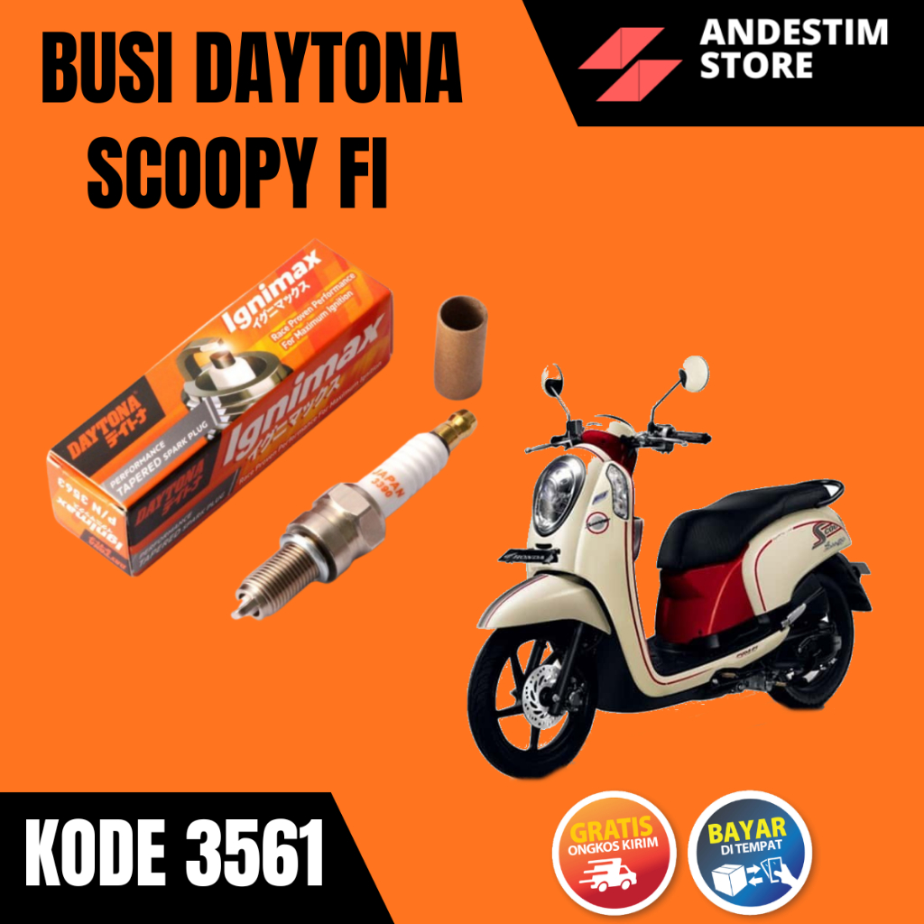 Busi Daytona Racing Honda Scoopy fi Original 3561