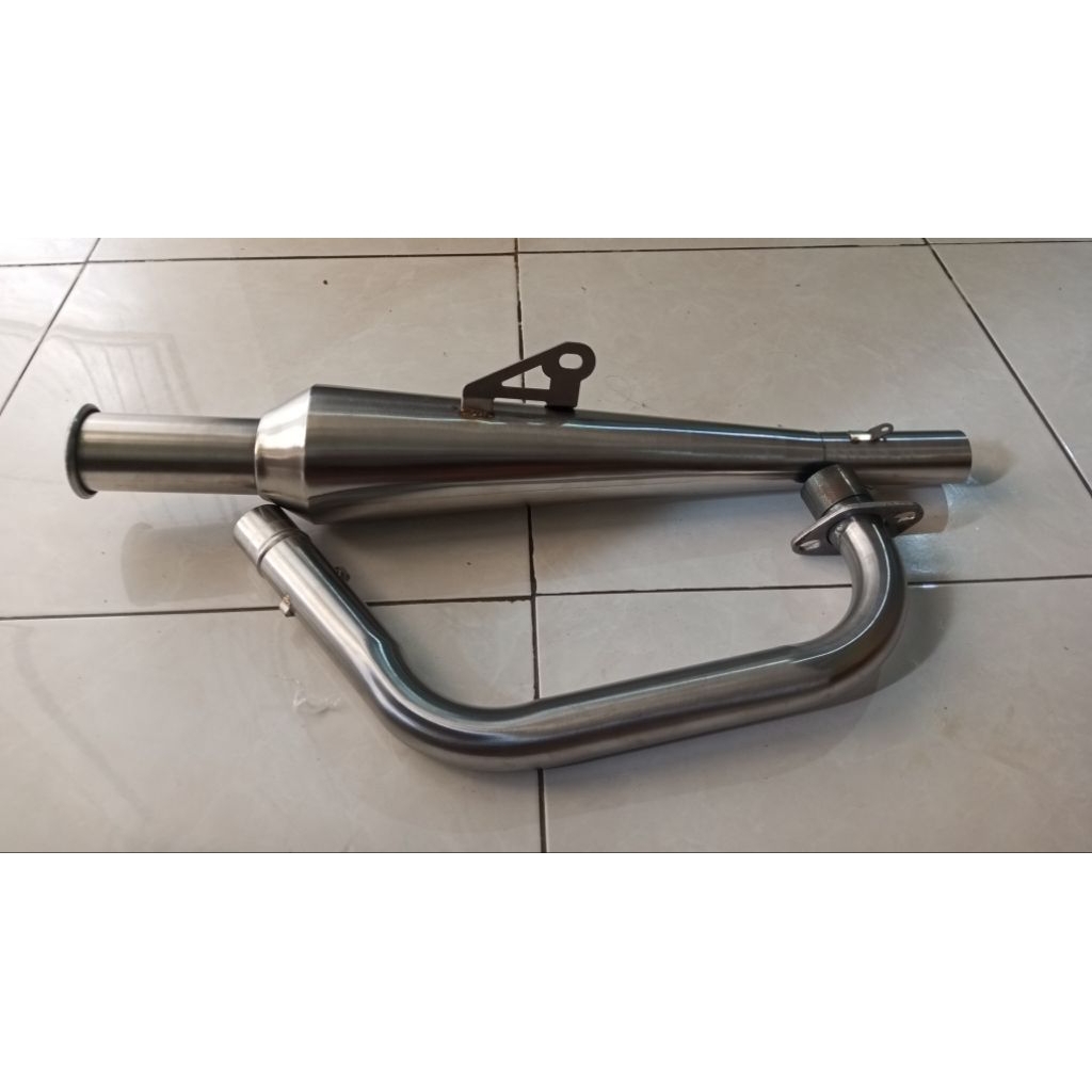 knalpot japstyle model Kumbul inlet 38 fullset Tiger gl cb mp