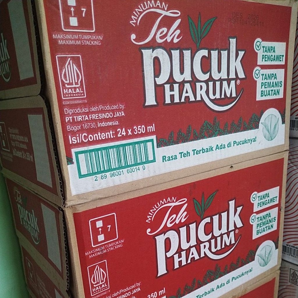 teh pucuk 1dus(24botolx350ml)