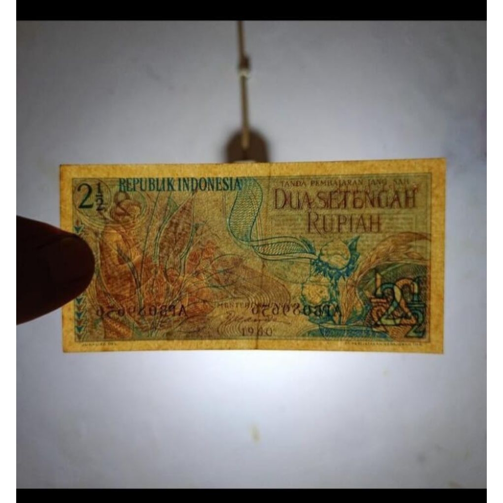 Mulus Uang 2 1/2 Dua Setengah Rupiah Suku Bangsa Asli Indonesia tahun 1956-1961 Koin Uang Kertas Rp 