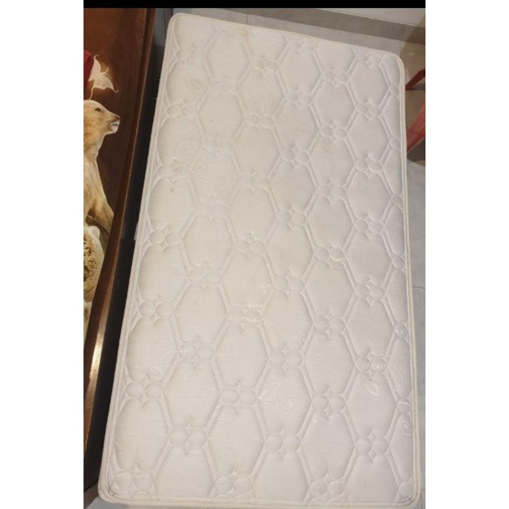 Spring Bed Kasur  Central 100X180X25 Preloved like New (Gratis Sprei Biru)